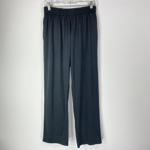 Fila M Medium Pants Track Athletic Stretch Poly Gray Drawstring Elastic Sport - Picture 2 of 11